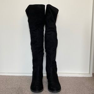 Guess Shellie Over The Knee Suede Boots Size 7M